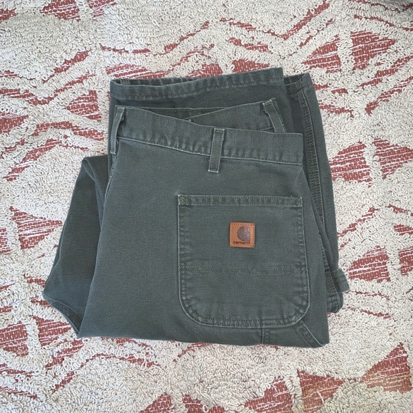 Vintage Carhartt Original Dungaree Fit Denim Jeans sz 42 - Picture 10 of 11